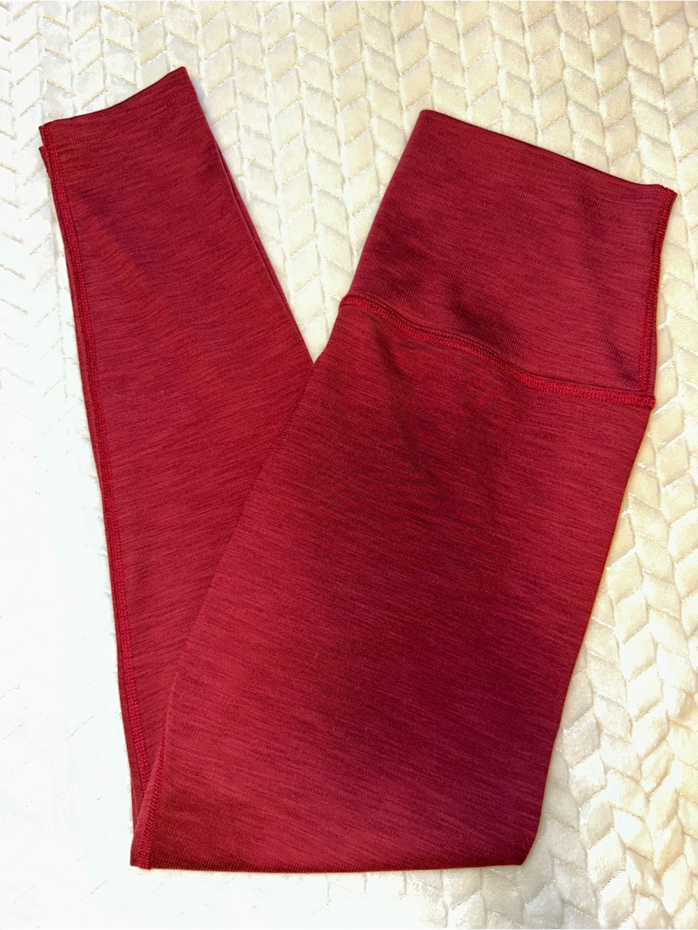 Beyond Yoga Leggings Berry Red Heather Size XL